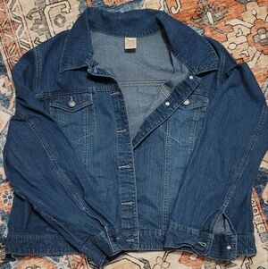 Faded Glory 3X Plus Size Stretch Denim Jean Jacket 22W 24W